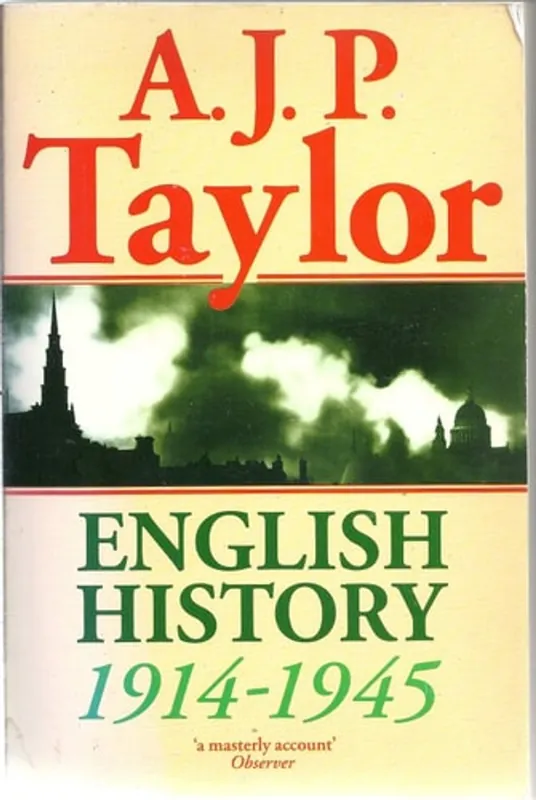 English History 1914-1945 - A. J. P. Taylor Voordeelprijs