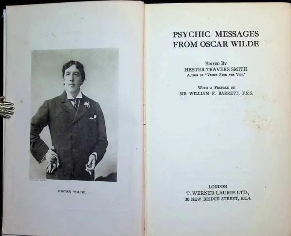 Laatste Kans psychic messages from Oscar Wilde - Hester Travers Smith