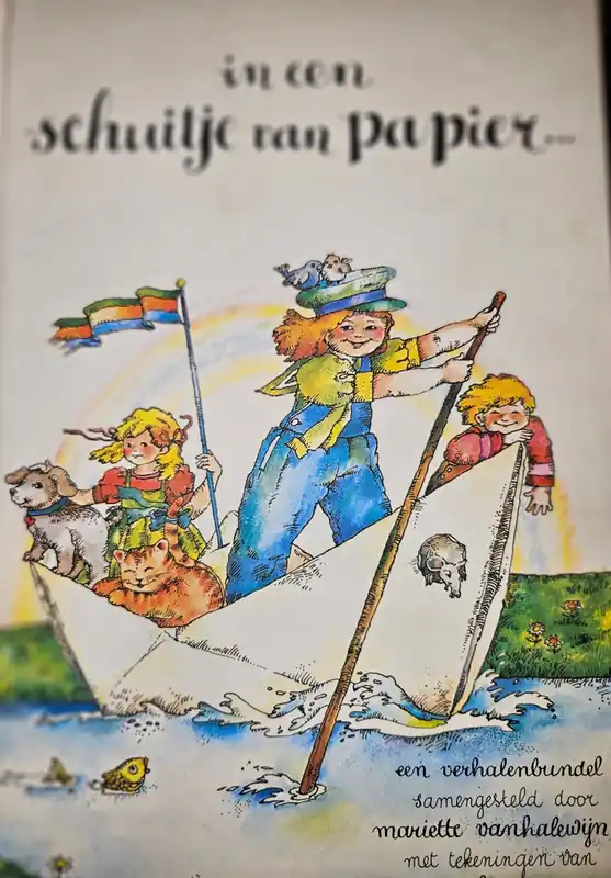 In een schuitje van papier - Mariette Vanhalewijn Uitverkoop
