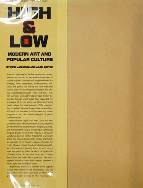Laatste Versie High and Low - Kirk Varnedoe