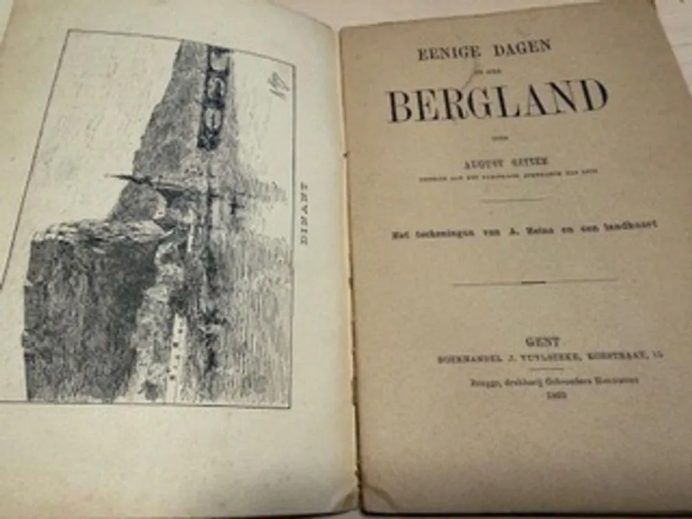 Eenige dagen in ons BERGLAND - August Gittee Snelle Levering