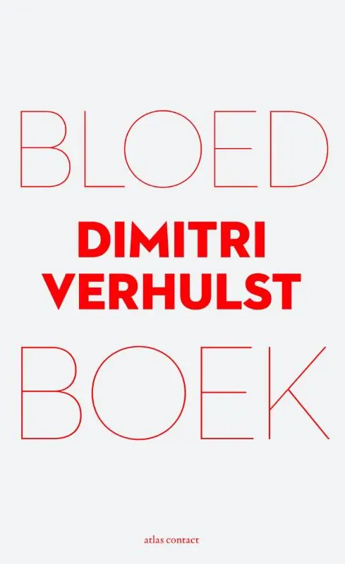 Bloedboek - Dimitri Verhulst Actieprijs
