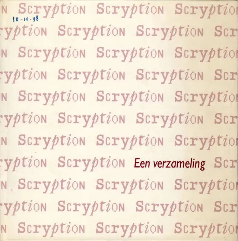 Scryption een verzameling - Rob Berkel Betrouwbaar