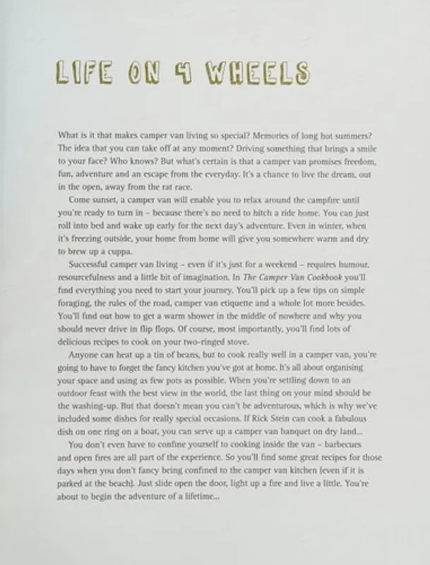 Seizoensaanbieding The Camper Van Cookbook Life on 4 Wheels, Cooking on 2 Rings - Martin Dorey