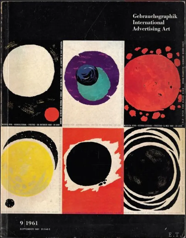 Speciale Aanbieding Gebrauchsgraphik 9, 1961, International advertising art - Collective