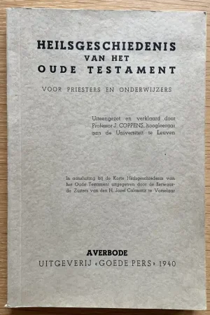 Betaalbaar Heilsgeschiedenis van het Oude Testament voor priesters en onderwijzers - J. Coppens