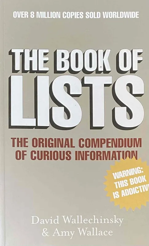 The Book of Lists - David Wallechinsky Weekendaanbieding