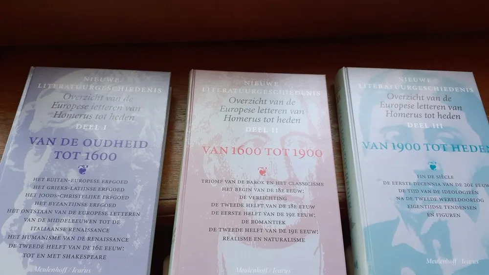 Snelle Levering Nieuwe literatuurgeschiedenis. Deel I. Van de oudheid tot 1600. Deel II. Van 1600 tot 1900. Deel III. Van 1900 tot heden. (3 volumes). - BAKKER, SIEM / ANNICK BENOIT-DUSAUSOY / HUGO BOUSSET / MARTINE DE CLERCQ / GUY FONTAINE (eds.).