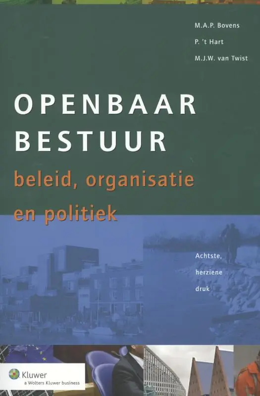 Openbaar Bestuur - M.A.P. Bovens; P. 't Hart; M.J.W. van Twist Actieprijs