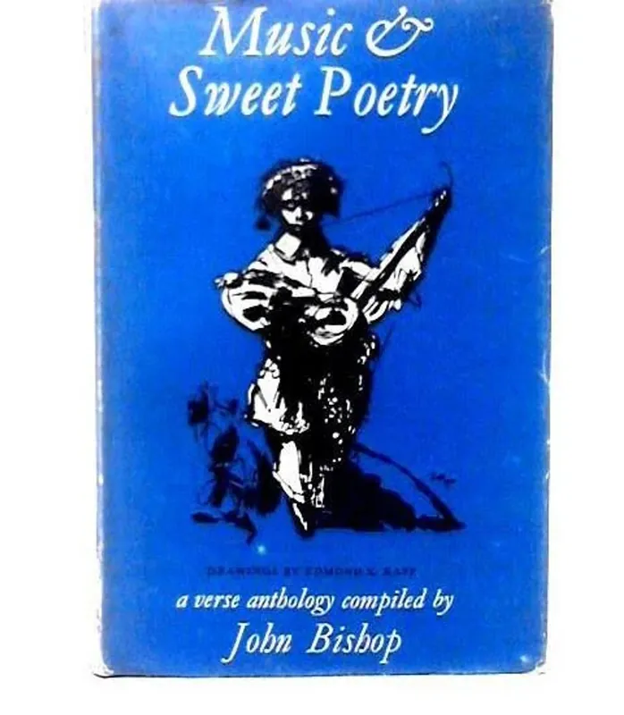Nieuw Music and Sweet Poetry by John Bishop 1st ed in dj 1968 - john bishop