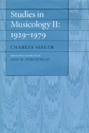 Betaalbaar Studies in Musicology - Charles Seeger