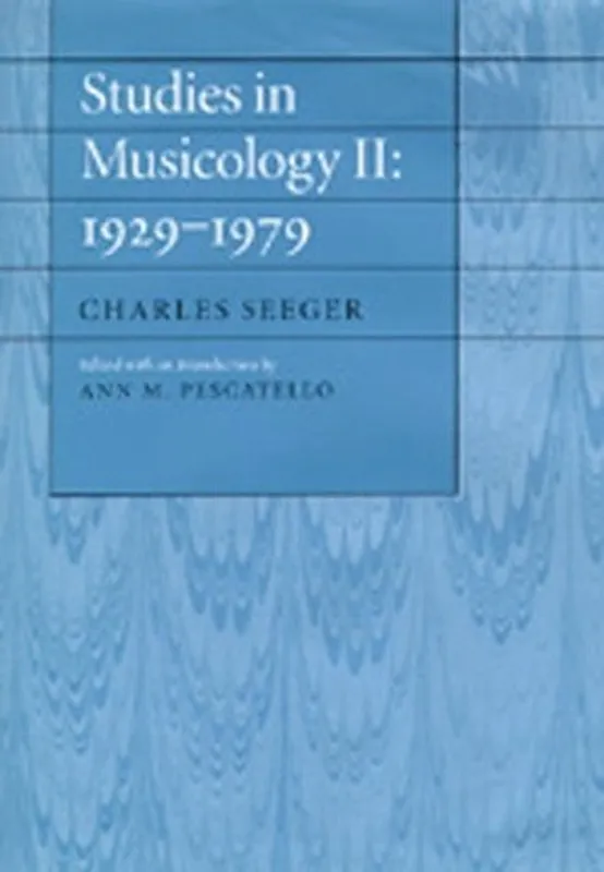 Betaalbaar Studies in Musicology - Charles Seeger