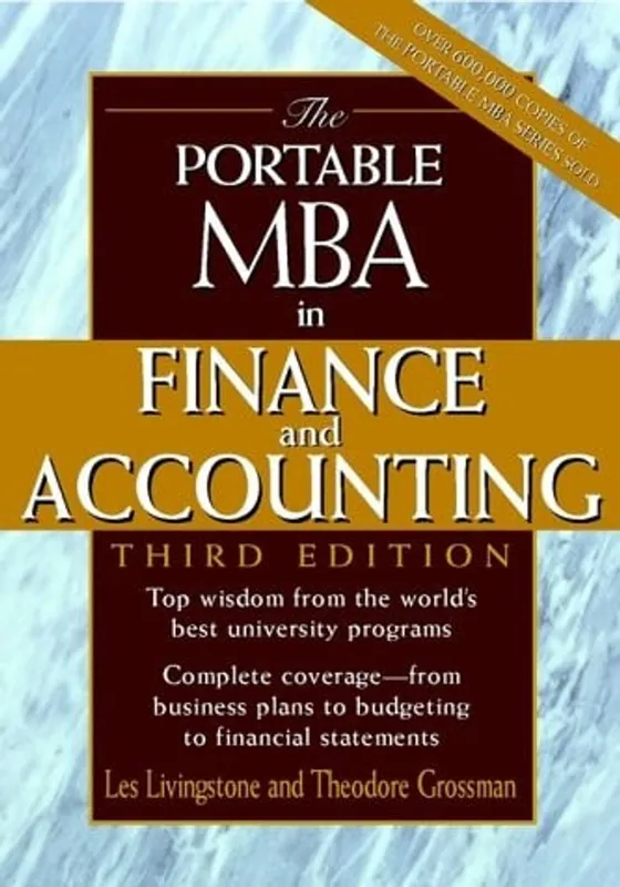 Rechtstreeks Van De Fabrikant The portable MBA in finance and accounting. - John Leslie Livingstone