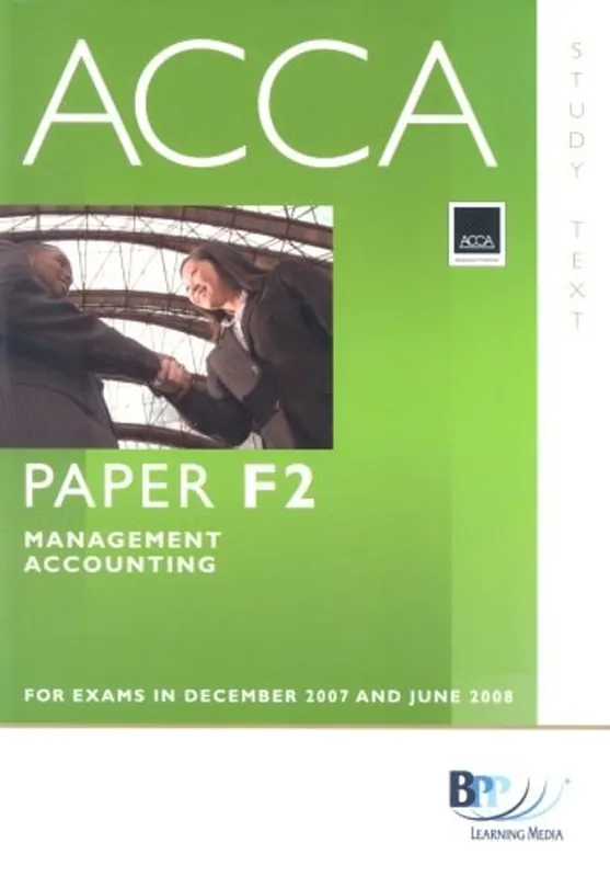 ACCA Association of Chartered Certified Accountants Management Accounting - Bpp Learning Media Staff Fabrieksprijs