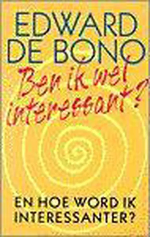 Ben ik wel interessant? - E. de Bono Seizoensaanbieding