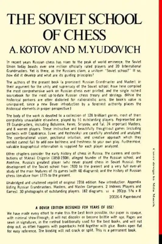 The Soviet School of Chess - Alexander Kotov Seizoensaanbieding