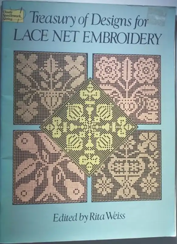 Premium Treasury of Designs for Lace Net Embroidery - Rita Weiss