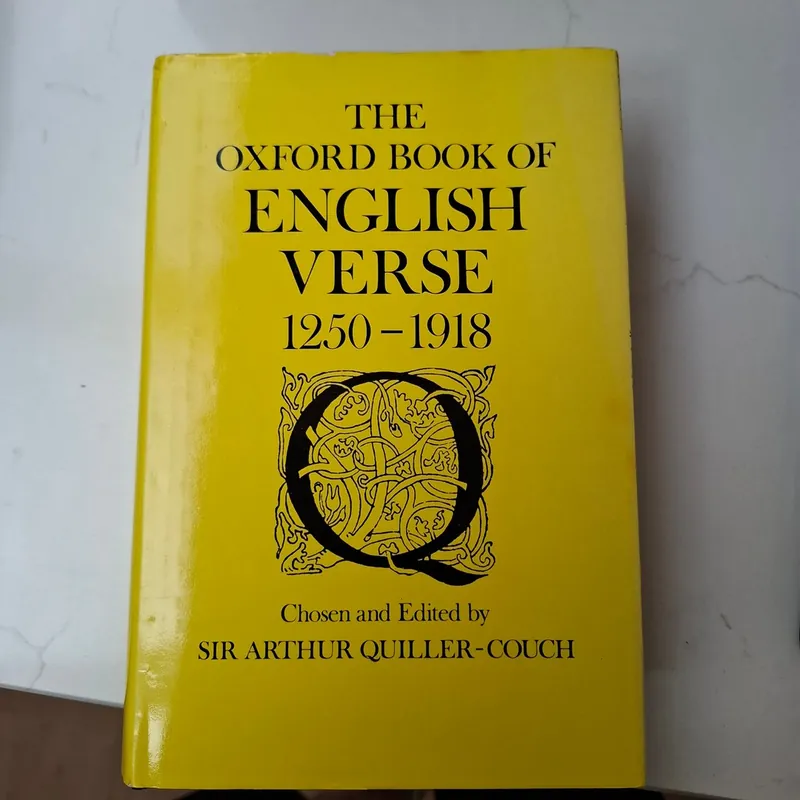 Exclusieve Aanbieding The Oxford Book of English Verse, 1250-1918 - Arthur Thomas Quiller-Couch