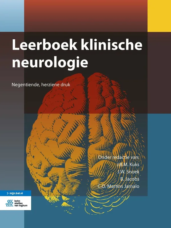 Leerboek klinische neurologie - Kuks J.B.M.; Snoek J.W.; Jacobs B.; Martins Jarnalo C.O. Beperkt Aanbod