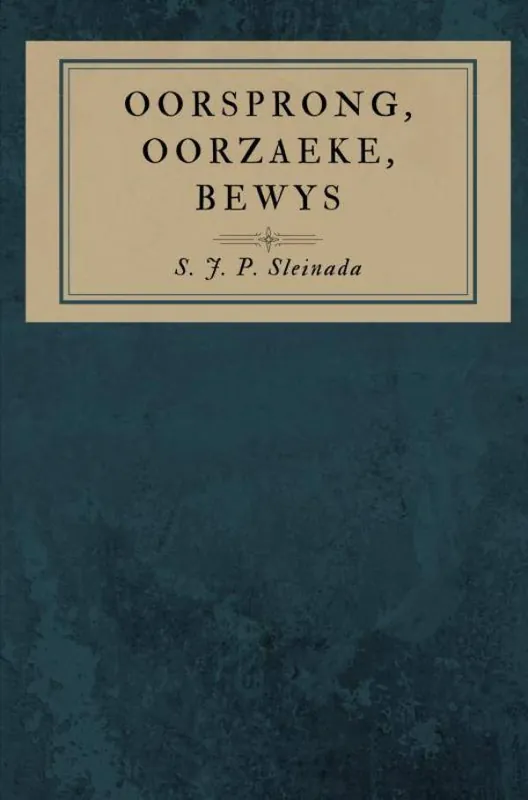 Oorsprong, Oorzaeke, Bewys / Druk 1 Meest Verkocht