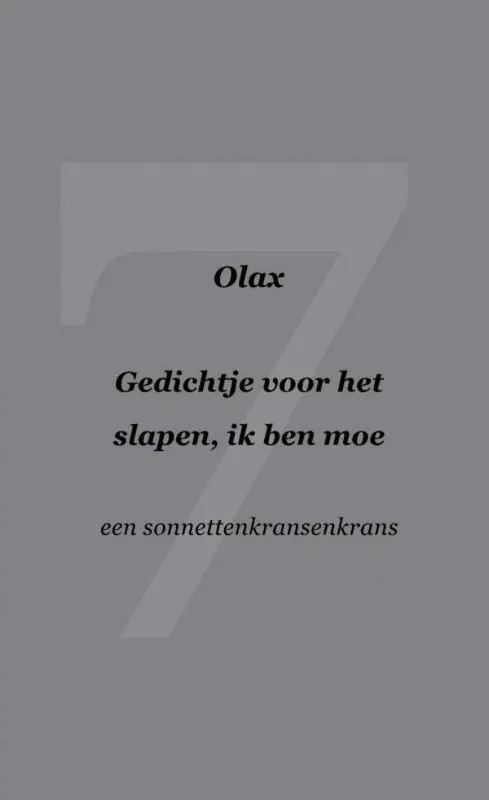Speciale Aanbieding Gedichtje voor het slapen, ik ben moe / Druk 1