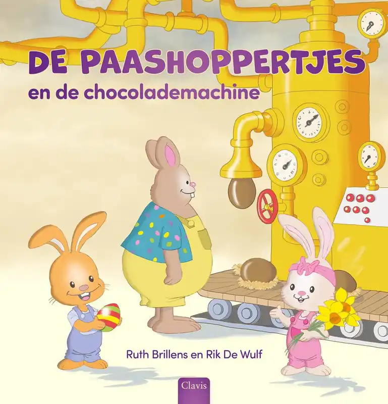 Veilige Betaling De paashoppertjes en de chocolademachine / Druk 1