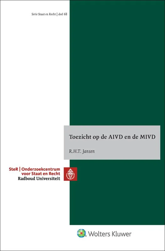 Bestseller Toezicht op de AIVD en de MIVD / Druk 1