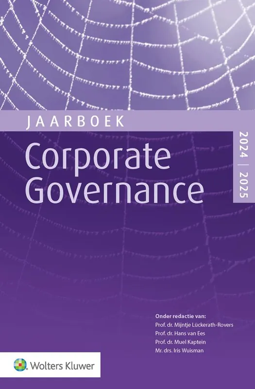 Uitverkoop Jaarboek Corporate Governance 2024-2025 / Druk 1