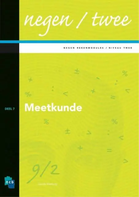 Negen/Twee 7 Meetkunde / Druk 1 Direct Verzonden