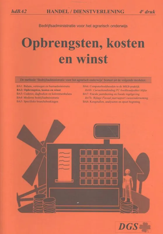Opbrengsten, kosten en winst / Druk 4 Aanbieding