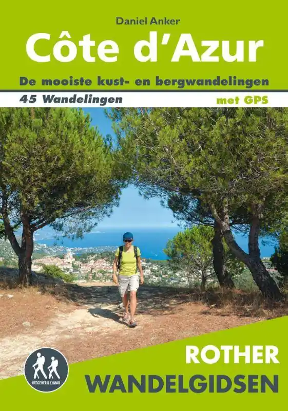 Hete Deal Rother wandelgids Côte d'Azur / Druk 1
