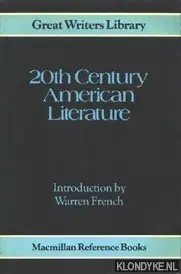 20th century American Literature - French, Warren (introductie) Gratis Verzending