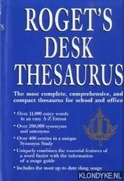 Roget's Desk Thesaurus - Conner, Joyce O' Hete Deal