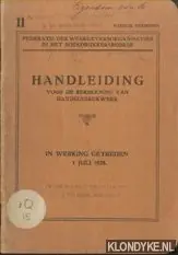 Aanbieding Handleiding voor de berekening van handelsdrukwerk - In werking getreden 1 juli 1928 - Diverse auteurs