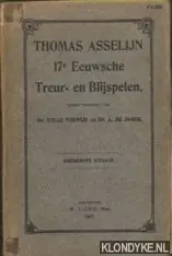 17e eeuwsche treur- en blijspelen - Asselijn, Thomas Speciale Aanbieding