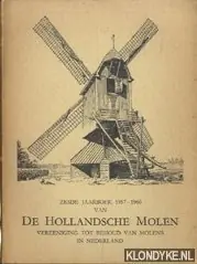Zesde jaarboek 1957-1960 van De Hollandsche molen. Vereeniging tot behoud van molens in Nederland - Diverse auteurs Lage Prijs