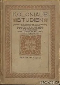 Shop Nu Koloniale Studiën; Tijdschrift van de Vereeniging voor Studie van Koloniaal-Maatschappelijke Vraagstukken; Vijftiende Jaargang - Juni en Augustus 1931 - Asbeck, F.M. van