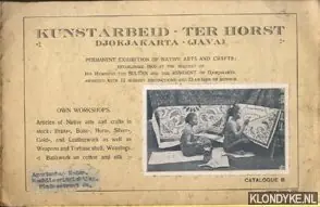 Koop Vandaag Kunstarbeid - Ter Horst, Djokjakarta - (Java). Permanent Exhibition of native arts and crafts - Diverse auteurs
