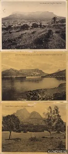 Lage Kosten 3x Giant Postcard - South Africa - ca. 1916 - Diverse auteurs