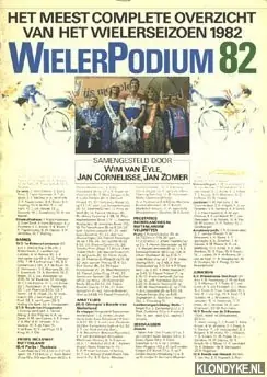 Aanbieding Wielerpodium 1982 - Eykle, Wim van & Cornelisse, Jan & Zomer, Jan